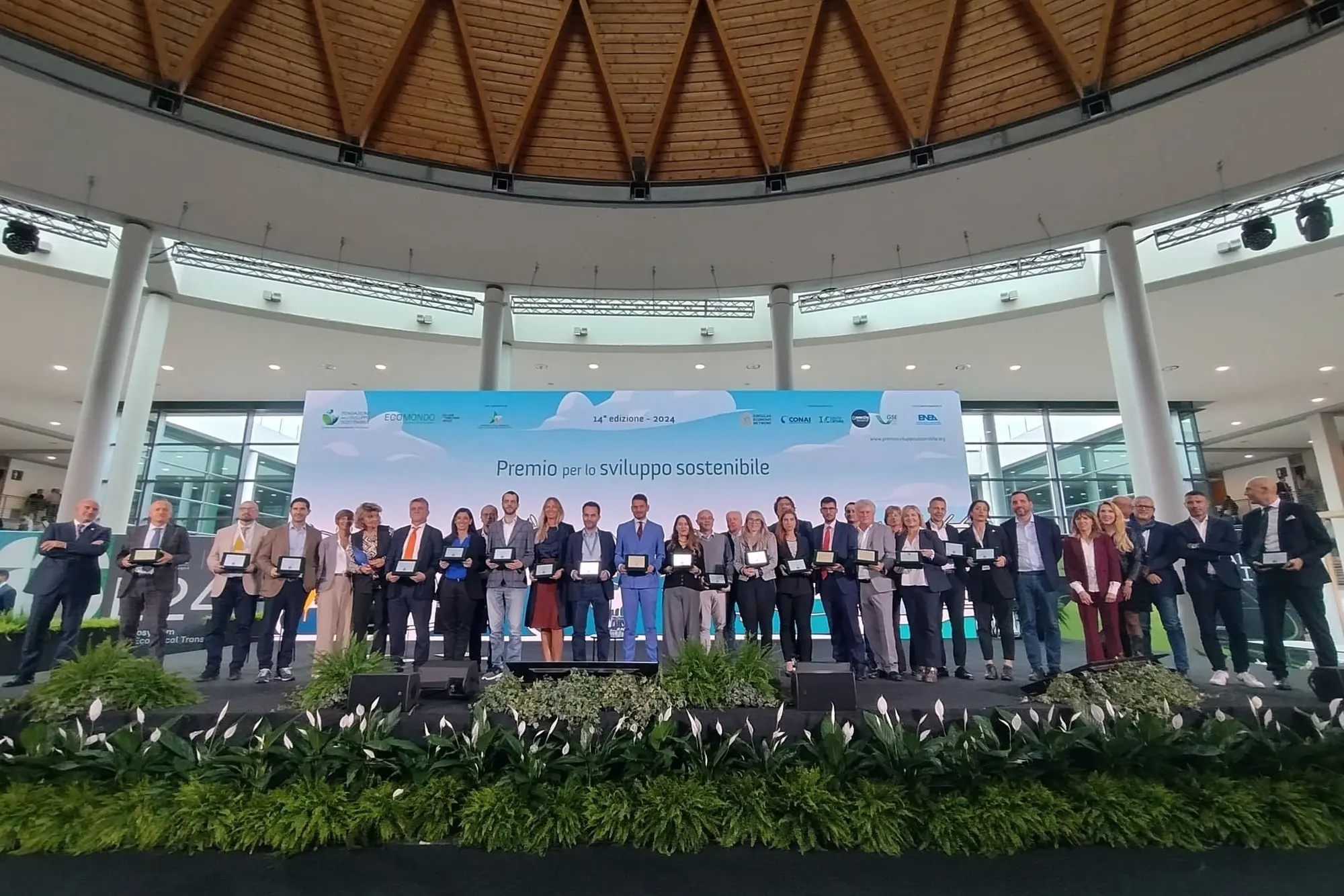Premio sviluppo sostenibile 2024, premiate le imprese e le Amministrazioni green