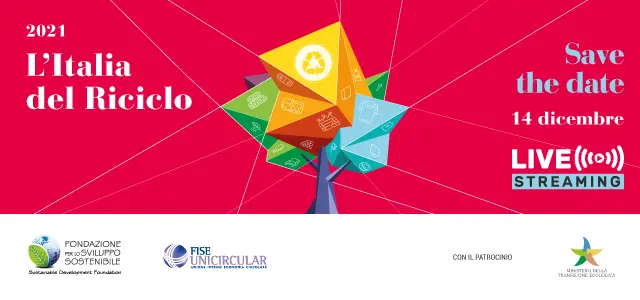 Presentazione dell’Italia del riciclo 2021 il prossimo 14 dicembre